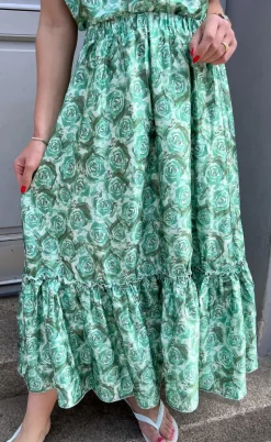 Say INA Copenhagen Nederdel - Hanna - Green Roses
