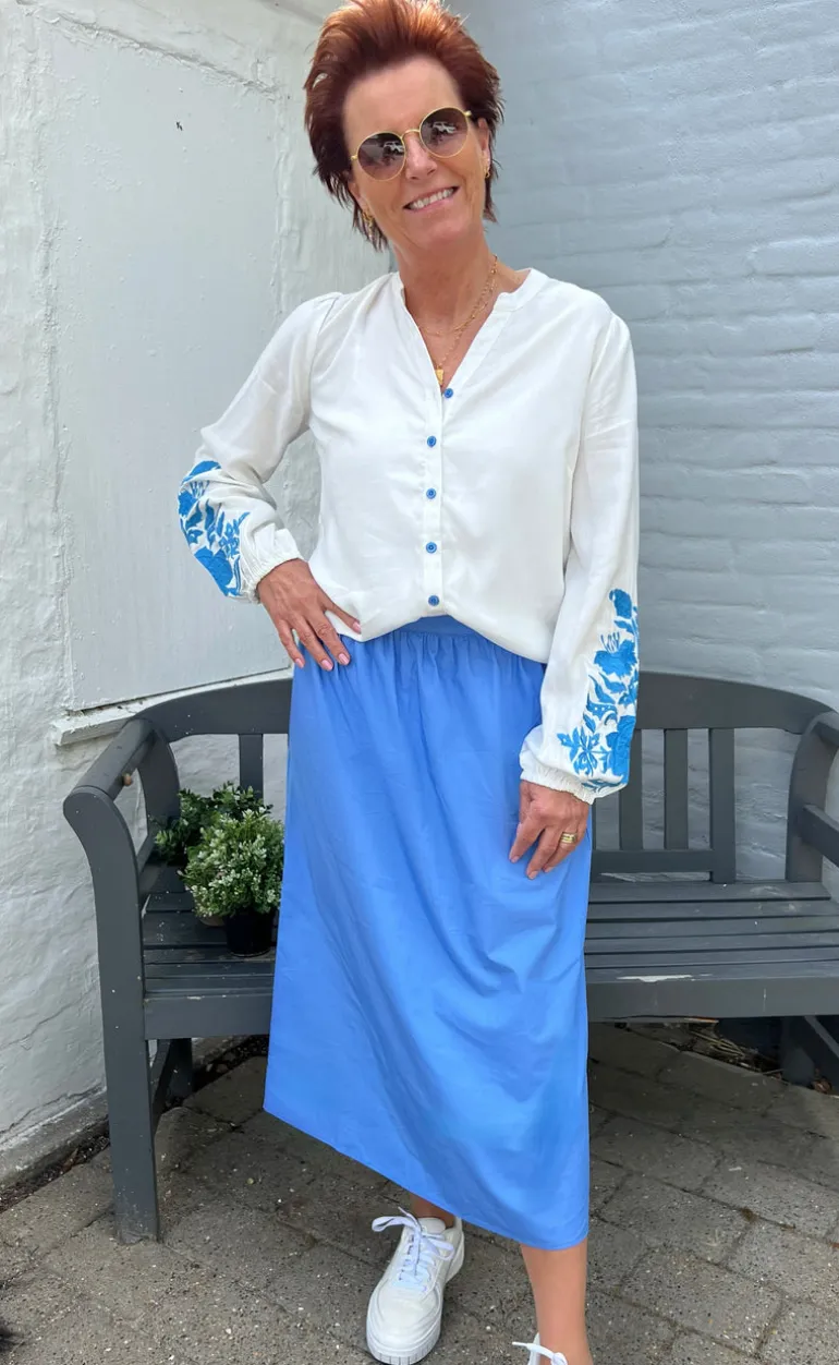 Say INA Copenhagen Nederdel - Patricia - Deep Blue