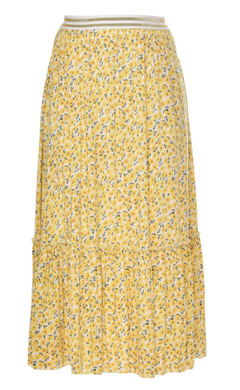 Say INA Copenhagen Nederdel - Hanna - Yellow Flower