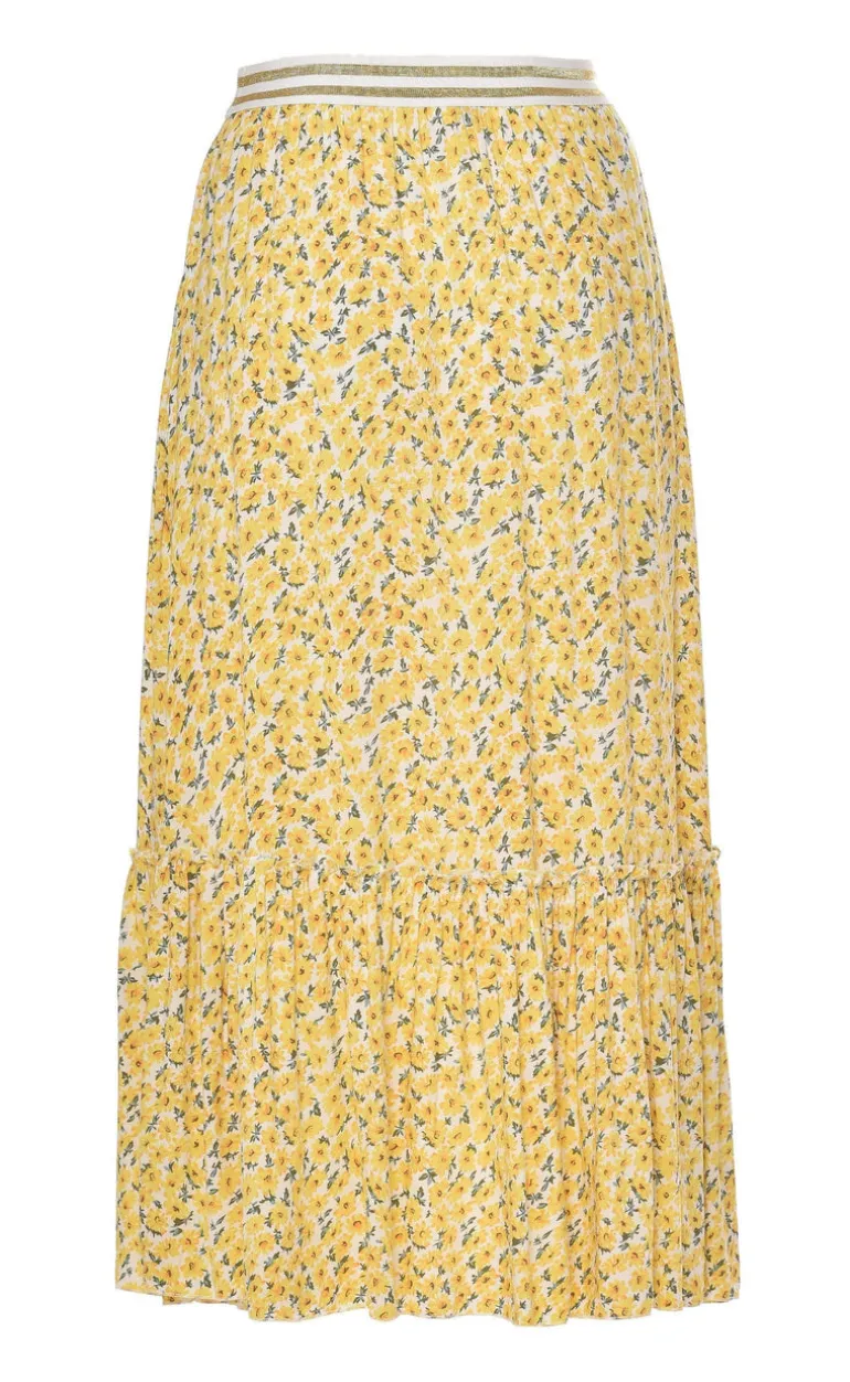 Say INA Copenhagen Nederdel - Hanna - Yellow Flower