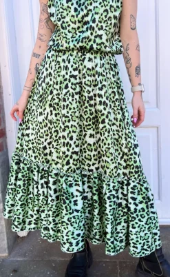 Say INA Copenhagen Nederdel - Hanna - Green Leo