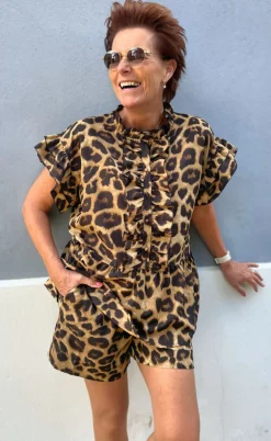 Say INA Copenhagen Shorts - Liv - Leopard