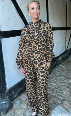 Say INA Copenhagen Skjorte - Evie - Leopard