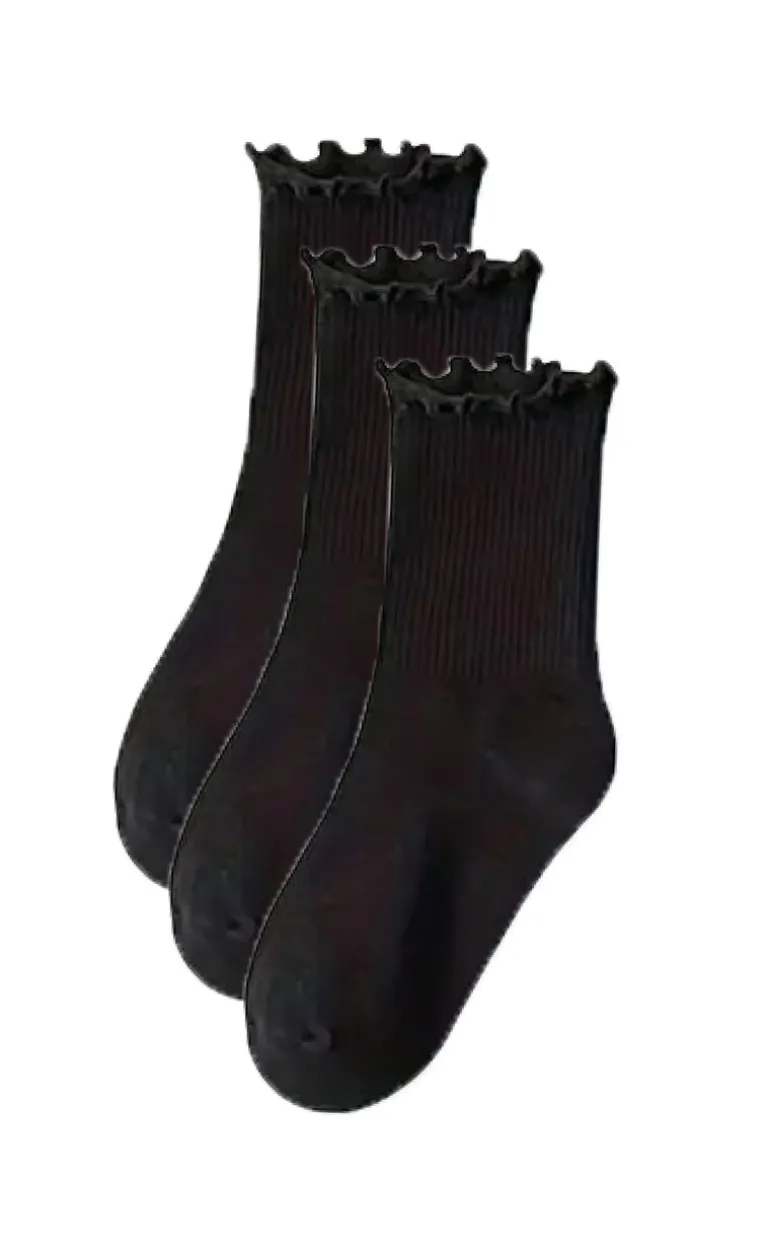 Say INA Copenhagen Strømper - Sally 3-pack - Black