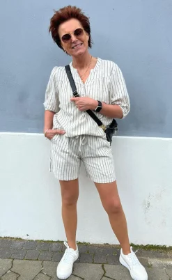 Say INA Copenhagen Top - Alba - Off White