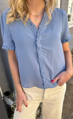 Say INA Copenhagen Top - Catja - Blue