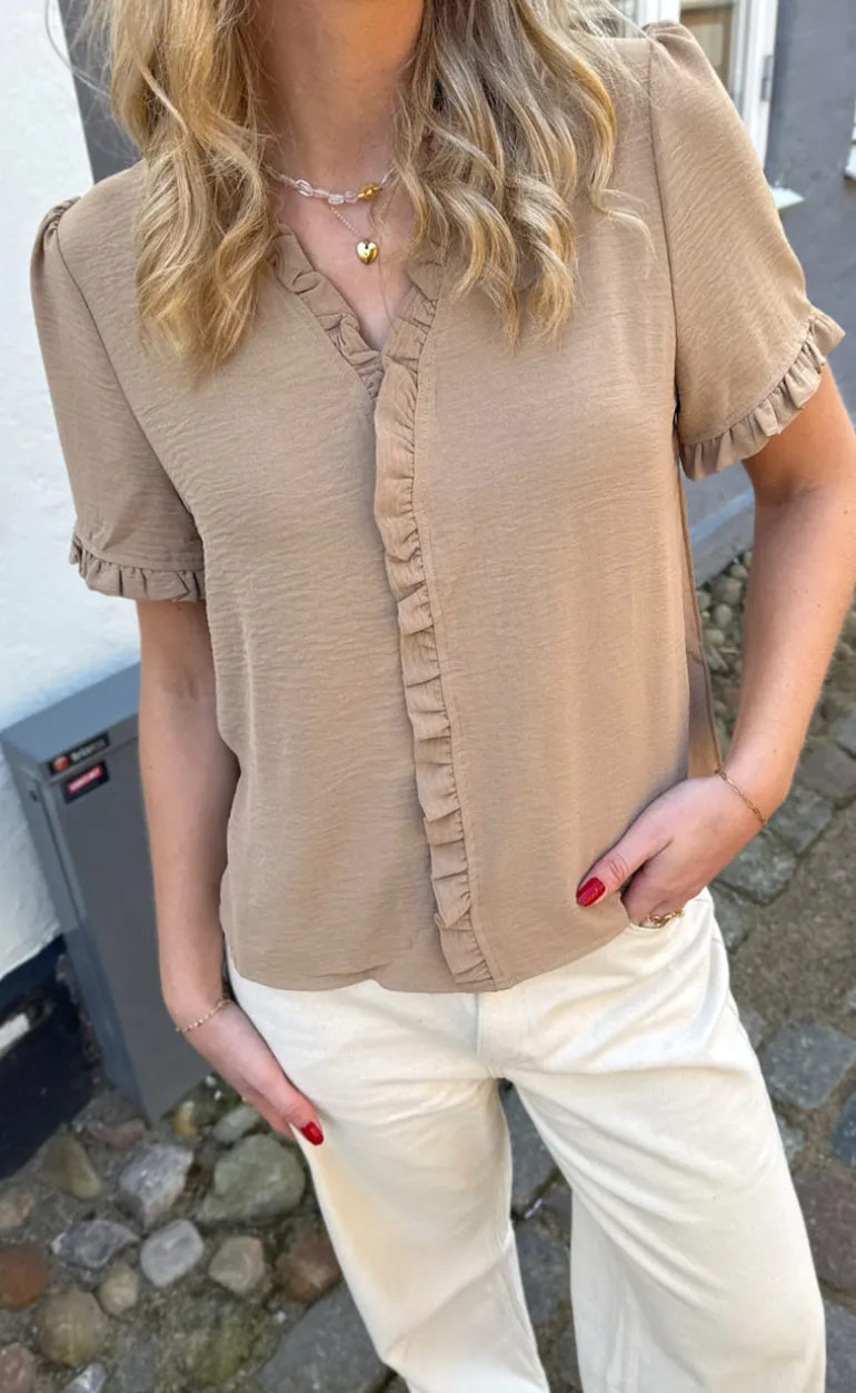 Say INA Copenhagen Top - Catja - Camel