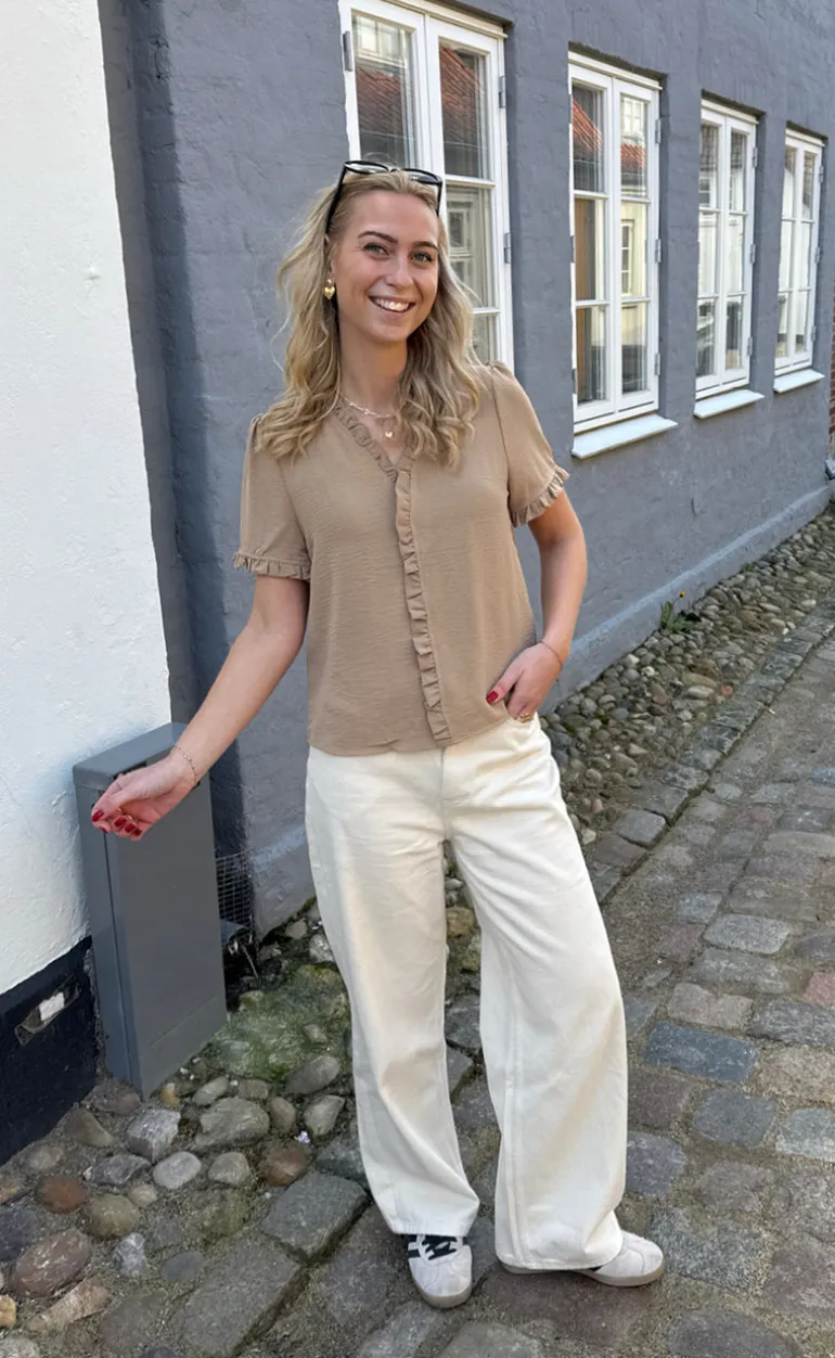 Say INA Copenhagen Top - Catja - Camel