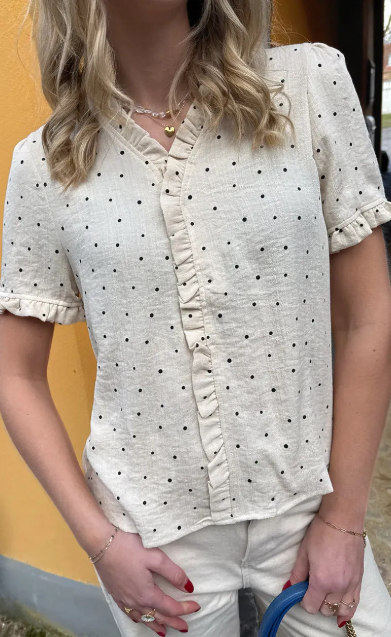 Say INA Copenhagen Top - Catja - Black Dots