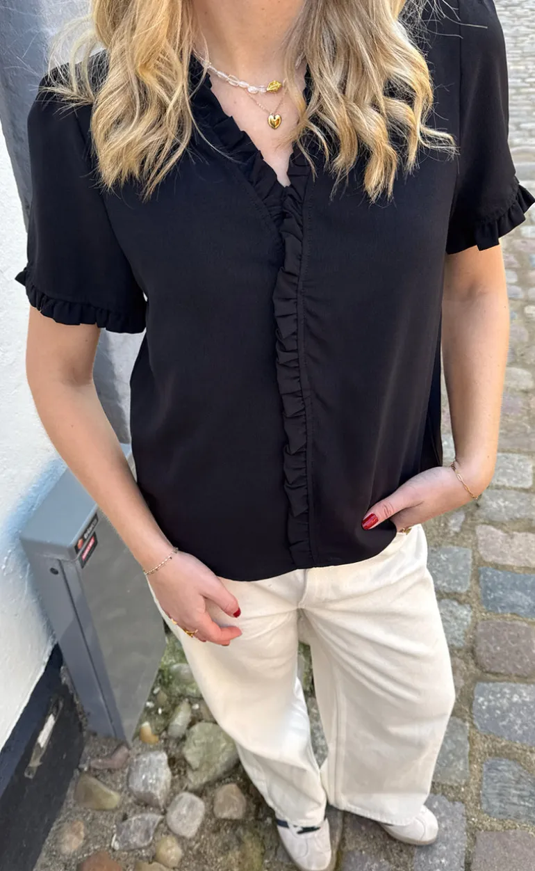 Say INA Copenhagen Top - Catja - Black
