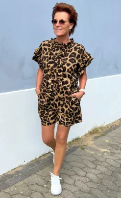 Say INA Copenhagen Top - Freya - Leopard