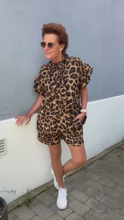 Say INA Copenhagen Top - Freya - Leopard