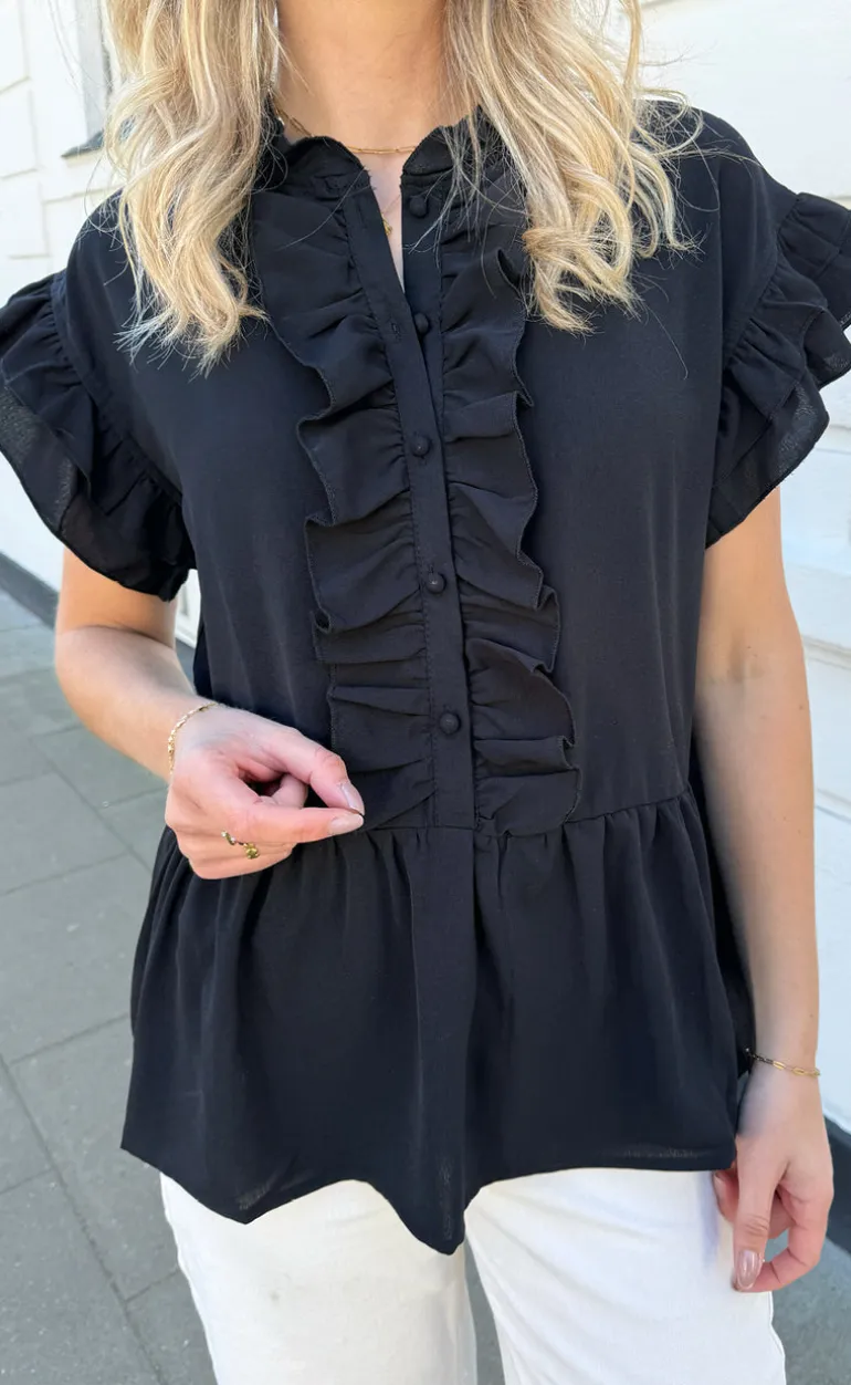 Say INA Copenhagen Top - Freya - Black