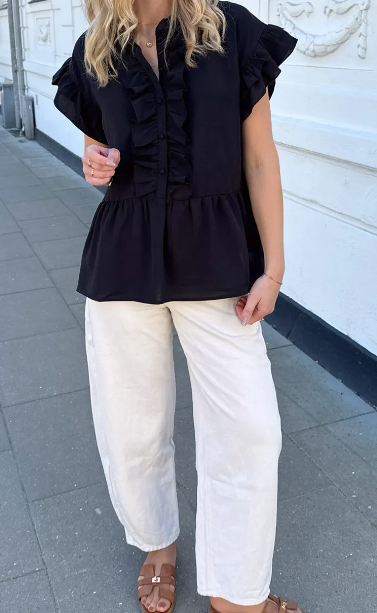 Say INA Copenhagen Top - Freya - Black