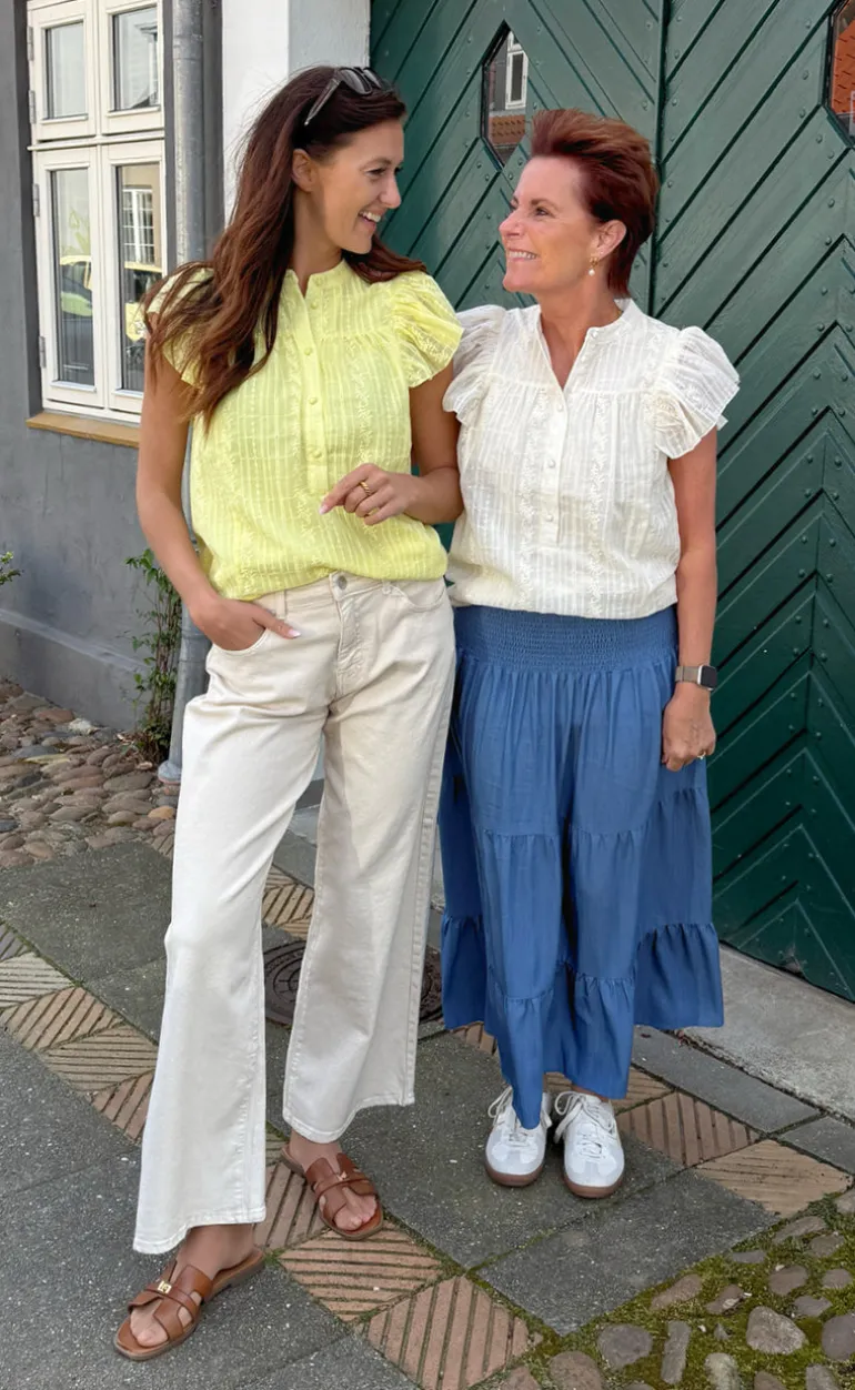 Say INA Copenhagen Top - Tania - Cream