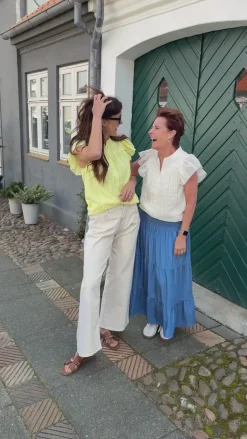 Say INA Copenhagen Top - Tania - Cream