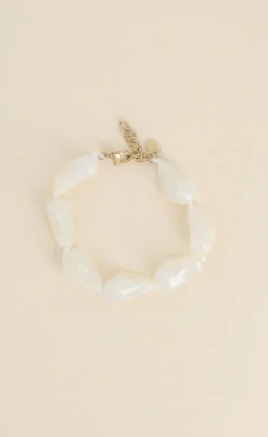 Smykkeli Copenhagen Armbånd - Nanna Pearl - Beige