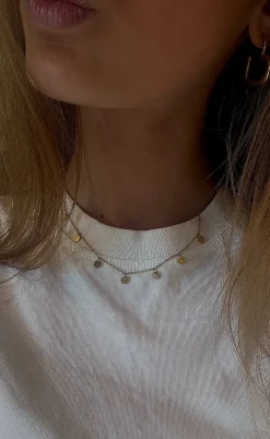 Smykkeli Copenhagen Halskæde - Shiny Drop - Gold Colour