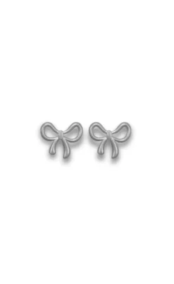 Smykkeli Copenhagen Øreringe - Las Vegas Bow - Silver Colour