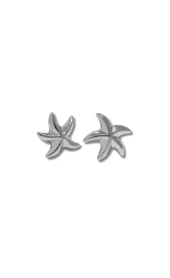 Smykkeli Copenhagen Øreringe - Starfish - Silver Colour