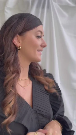 Smykkeli Copenhagen Øreringe / Hoops - Lamia - Gold Colour