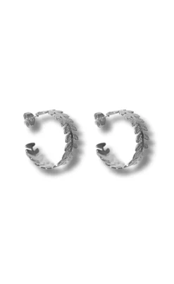 Smykkeli Copenhagen Øreringe / Hoops - Malaga - Silver Colour
