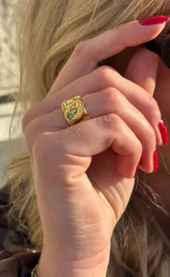 Smykkeli Copenhagen Ring - Mathilde - Gold Colour