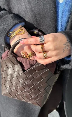 Smykkeli Copenhagen Ring - Line - Gold Colour