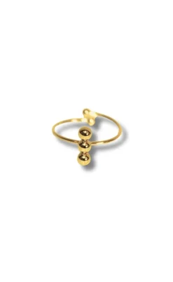 Smykkeli Copenhagen Ring - Safira - Gold Colour