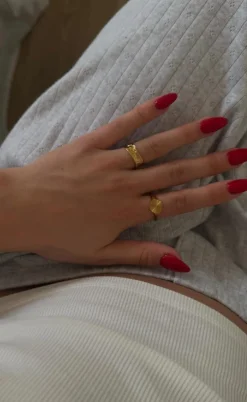 Smykkeli Copenhagen Ring - Zenia - Gold Colour
