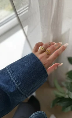 Smykkeli Copenhagen Ring - New York - Gold Colour