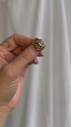 Smykkeli Copenhagen Ring - New York - Gold Colour