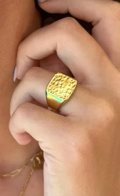Smykkeli Copenhagen Ring - Ebeltoft - Gold Colour