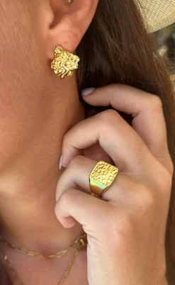 Smykkeli Copenhagen Ring - Ebeltoft - Gold Colour