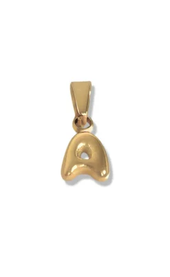 Smykkeli Copenhagen Vedhæng - Chunky Letter - Gold Colour