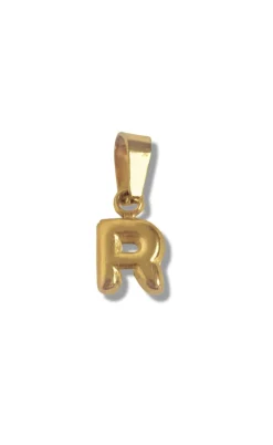 Smykkeli Copenhagen Vedhæng - Chunky Letter - Gold Colour
