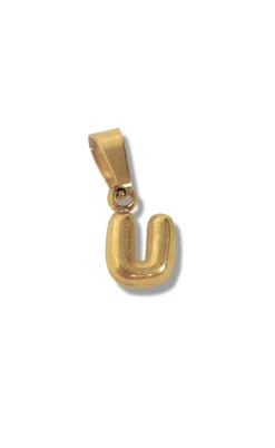 Smykkeli Copenhagen Vedhæng - Chunky Letter - Gold Colour