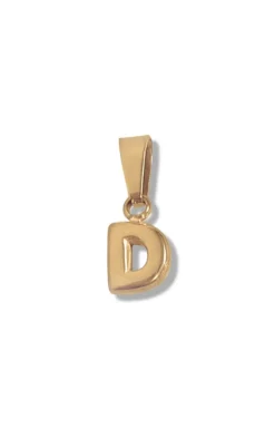 Smykkeli Copenhagen Vedhæng - Chunky Letter - Gold Colour