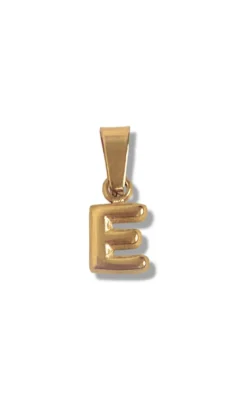 Smykkeli Copenhagen Vedhæng - Chunky Letter - Gold Colour
