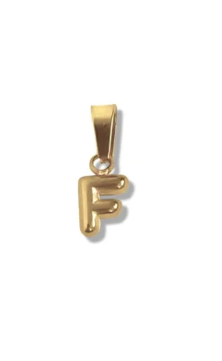 Smykkeli Copenhagen Vedhæng - Chunky Letter - Gold Colour