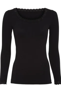 Tim & Simonsen Bluse - Frida Rib - Nero