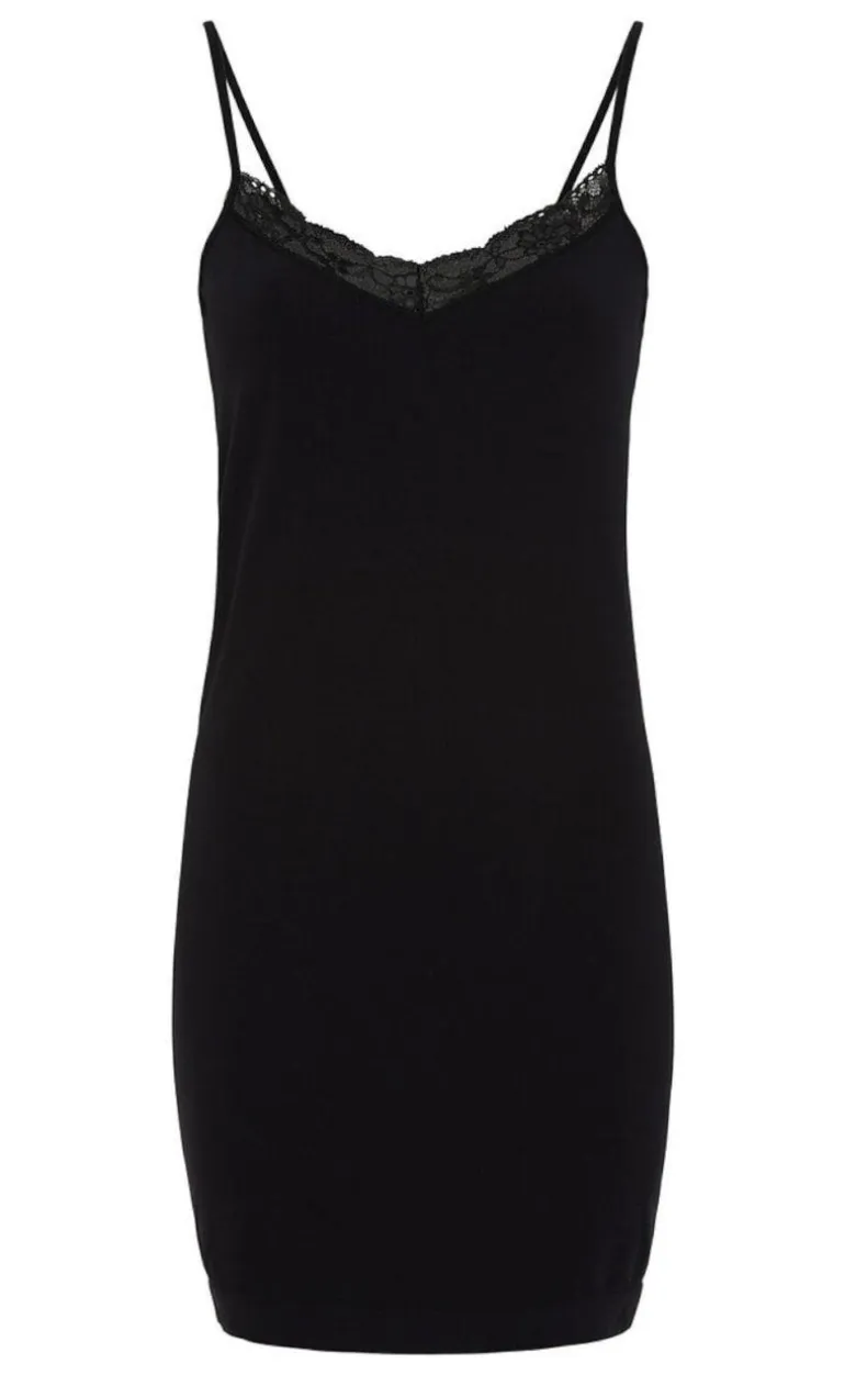 Tim & Simonsen Kjole - Marylin Fullslip - Black