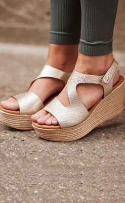 Tim & Simonsen Sandaler - Masha - Platino Gold