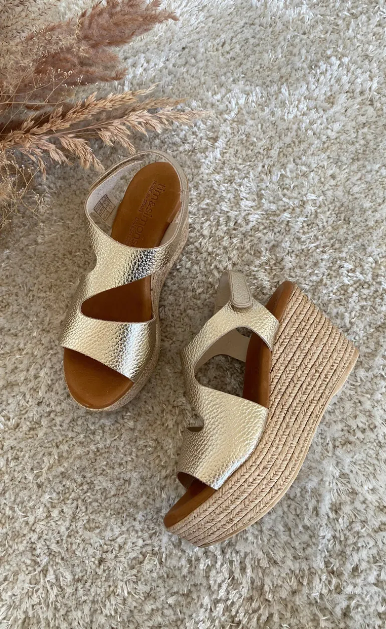 Tim & Simonsen Sandaler - Masha - Platino Gold