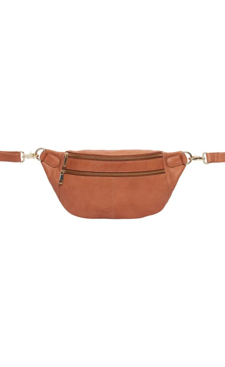 Tim & Simonsen Taske - Astrid Bumbag - Cognac / Gold