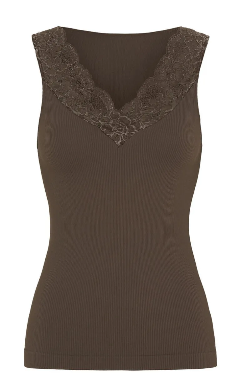 Tim & Simonsen Top - Belen V-Lace - Noce (vendbar)