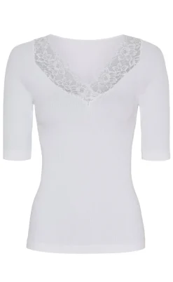 Tim & Simonsen Top - Belen SS - Bianco