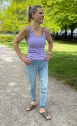 Tim & Simonsen Top - Frida Rib - Lavanda