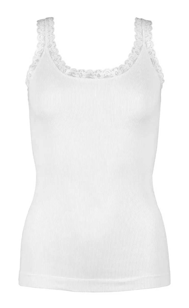 Tim & Simonsen Top - Frida Rib - Bianco