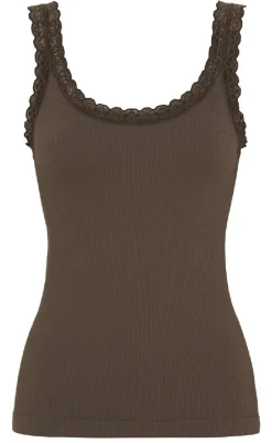 Tim & Simonsen Top - Frida Rib - Noce